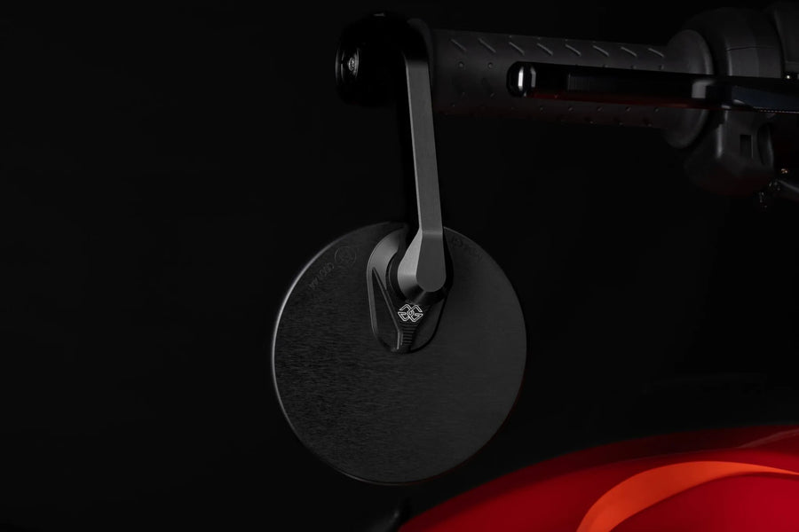 bmw r 18 [GILLES TOOLING] – Moon handlebar end mirror round M12