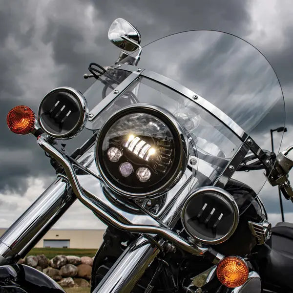 Harley-Davidson Flht 1340 Electra Glide Standard [1986, 1988] - 4-1/2" LED fog light - picture 6