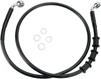 Harley Davidson FLS [DRAG SPECIALTIES] - Black Vinyl Extended Brake Line Kit