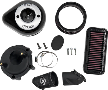 Indian PURSUIT 108 Limited Premium [2025-2026] - Stealth Luftfilter-Kit mit Abdeckung – Oberfläche: Schwarz – Bild 1