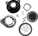 Harley-Davidson XL 1200 C Sportster Custom [2020] - Mini Teardrop Stealth Luftfilter-Kit – Oberfläche: Silber – Bild 3
