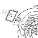 Harley Davidson Fxdrs 114 [HEINZ BIKES] – Cube d'espacement pour montage de plaque d'immatriculation