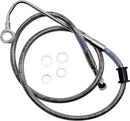harley davidson fxsb [DRAG SPECIALTIES] - Conduite de frein rallongée en acier inoxydable-3