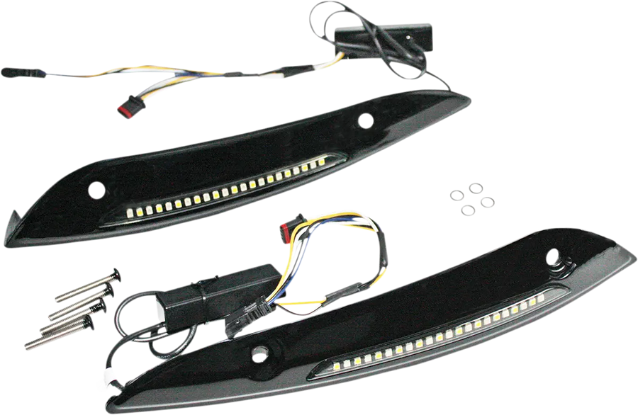 harley davidson fltr [CUSTOM DYNAMICS] - Bande de pare-brise Genesis® 4 Dynamic LED Road Glide®