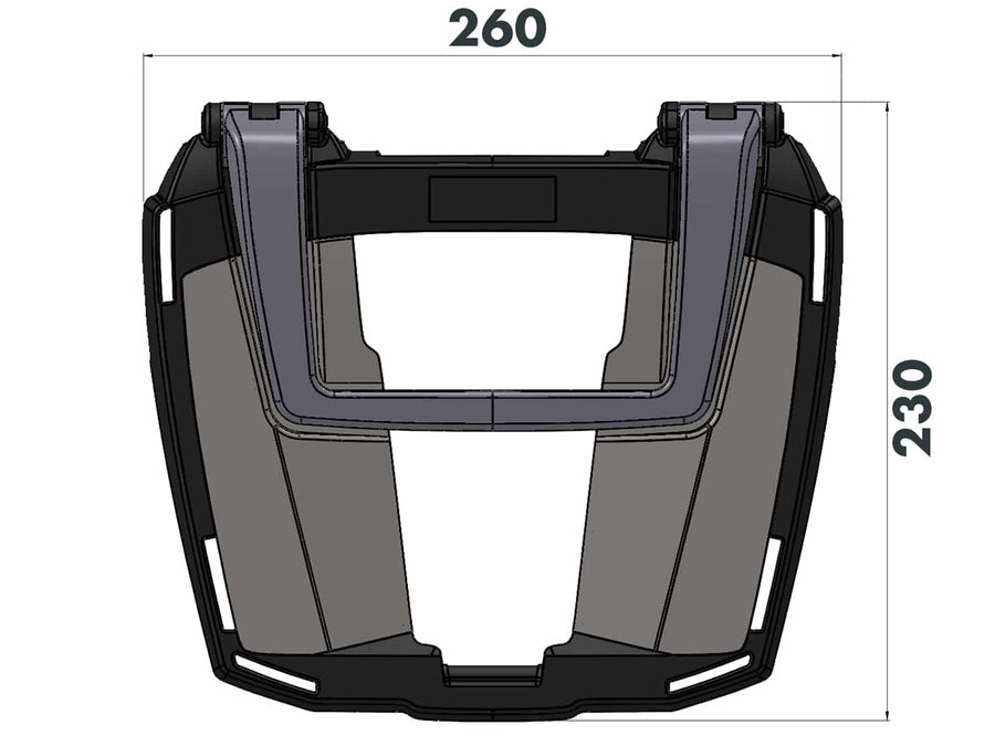 BMW F 900 R [2025-2026] - Easyrack Topcaseträger schwarz