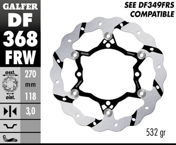 Suzuki Rm Z 250 [2021-2026, 2023-2024] - disque de frein ondulé flottant, rainuré - photo 2