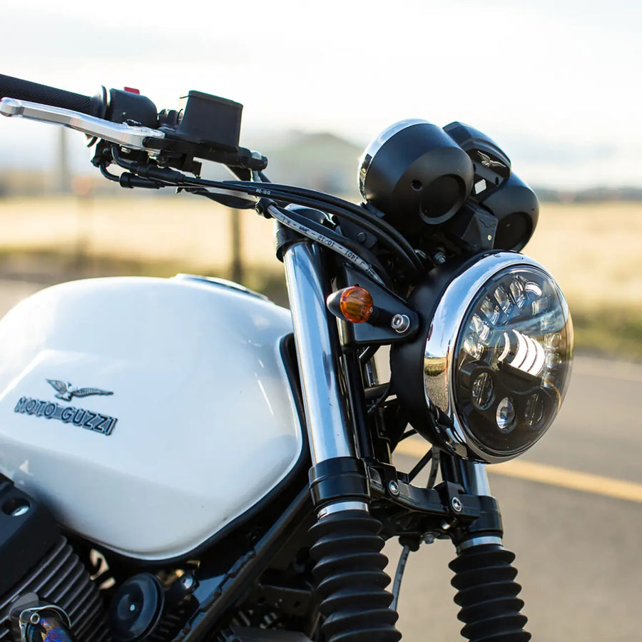 Harley-Davidson FLHS 1340 Electra Glide Sport [1987, 1990, 1994] - Phare LED 7" Evolution 2 - photo 3