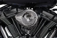 Harley-Davidson FLHTCUTG 1690 Trike Tri Glide Ultra Classic [2009] - Mini Teardrop Stealth Luftfilter-Kit – Oberfläche: Silber – Bild 7