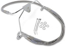 Harley Davidson Flhtcui [DRAG SPECIALTIES] - Stainless Steel Brake Line Kit, Extended