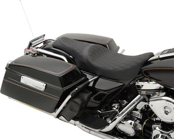 harley davidson flhri [DRAG SPECIALTIES] - Siège en vinyle Caballero 2 places