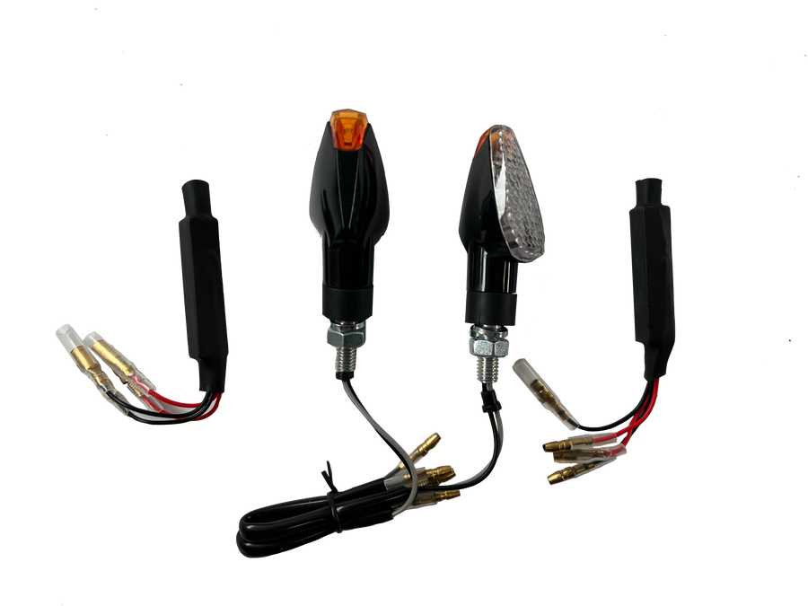 2 résistances transparentes pour clignotants à LED [E-mark] - BMW G 310 F 700 800 RS GS
