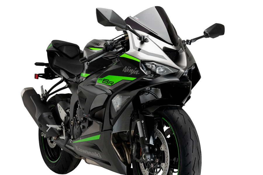 KAWASAKI ZX-6R NINJA [2025] – Spoiler Latéral Race – Look Carbone