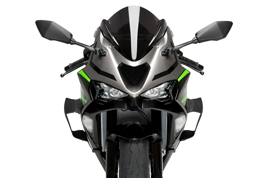 KAWASAKI ZX-6R NINJA [2025] – Spoiler Latéral Race – Look Carbone