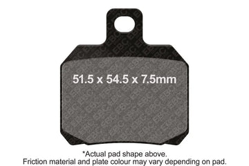 DUCATI S 750 Carenata Dark [EBC] – Extreme Performance Sintered "EPFA" Bremsbeläge hinten