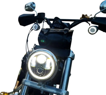 harley davidson sportster s 1250 [CUSTOM DYNAMICS] – 5-3/4" LED halo headlight - 0