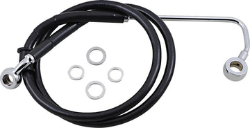 harley davidson fxsb [DRAG SPECIALTIES] - Conduite de frein rallongée en acier inoxydable
