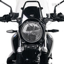 BMW R nineT 1200 Urban G/S (hoher Auspuff) [2017-2023] - Scheinwerferabdeckung Schutzgitter Grau
