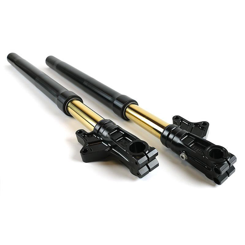 BMW R nineT 1200 Pure [2017-2023] - Öhlins USD High Fork Kit + Unit Garagenplatten und Füße (hohe Version)