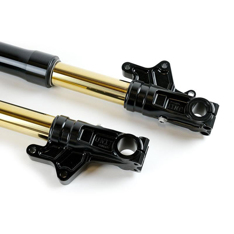 BMW R nineT 1200 Pure [2017-2023] - Öhlins USD-Gabelsatz + Einheit Garagenplatten und -füße (Standardhöhe)