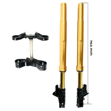 BMW R nineT 1200 Pure [2017-2023] - Öhlins USD LOW Gabel-Kit + Einheit Garagenplatten und Füße (niedrige Version)