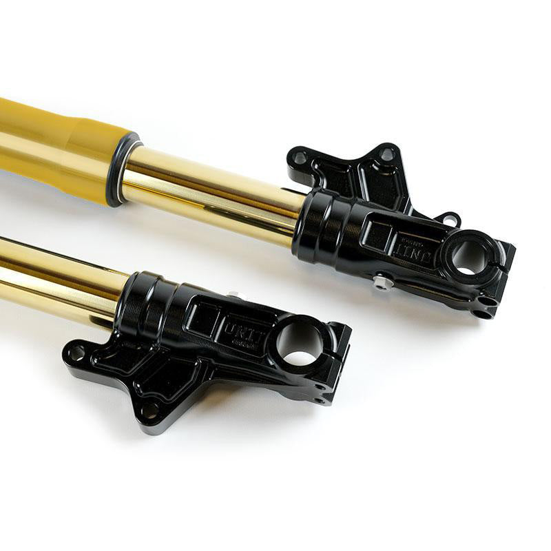 BMW R nineT 1200 Pure [2017-2023] - Öhlins USD-Gabelsatz + Einheit Garagenplatten und -füße (Standardhöhe)