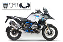 BMW R 1200 GS LC Rad [2013-2019] - RAD-Kit Hellweiß/Mattschwarz (2013–2016)