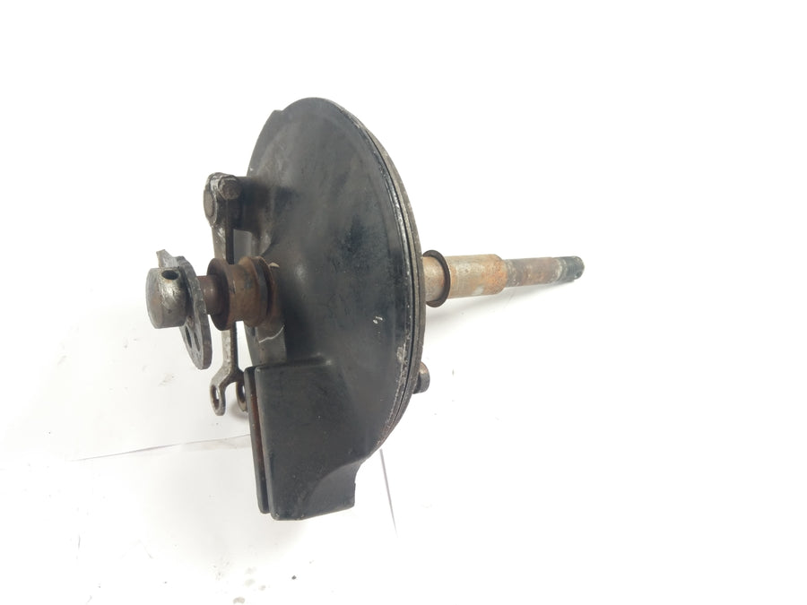 Yamaha DT 400 1R6 - Rear brake drum with rear axle