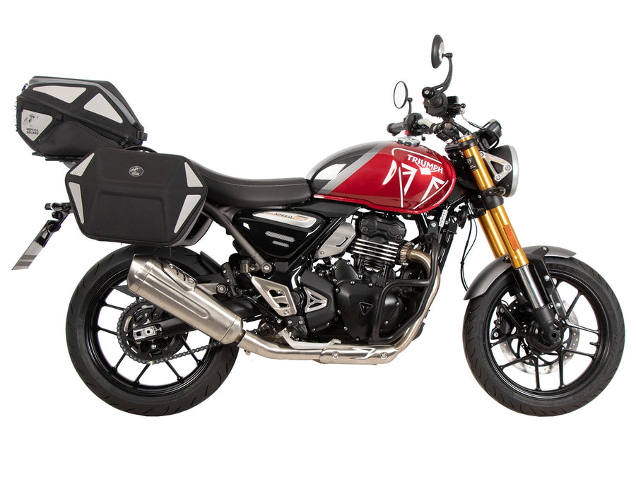 Porte-bagages arrière Hepco & Becker Smartrack pour Triumph Speed 400 (2024-2026) - inclus dans l'ensemble complet