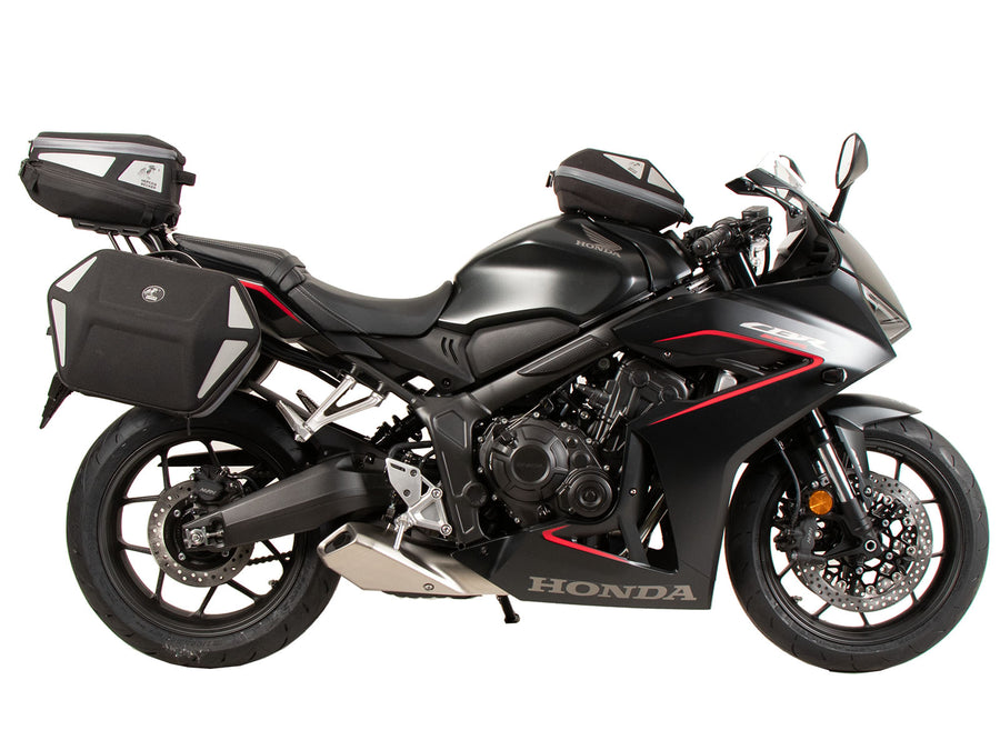 Porte-bagages arrière Hepco & Becker Smartrack pour Honda CBR 650 R / E-Clutch (2024-2026) - inclus dans l'ensemble complet