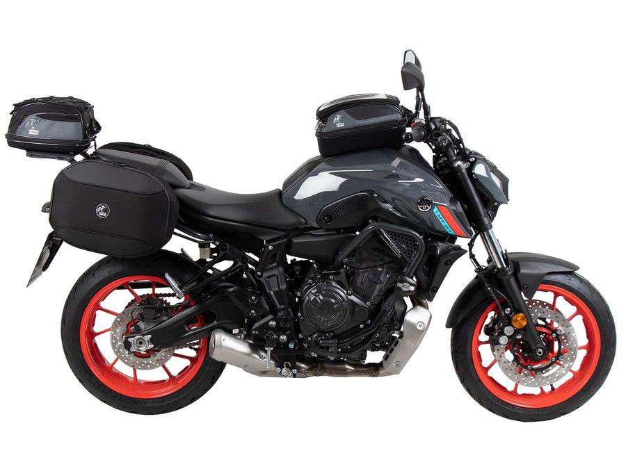 Porte-bagages arrière Hepco & Becker Smartrack pour Yamaha MT-07 (2021-2024) - inclus dans l'ensemble complet