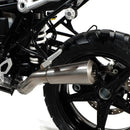 BMW R nineT 1200 Scrambler [2016-2023] - Niedriger Titanschalldämpfer + Unterstützung