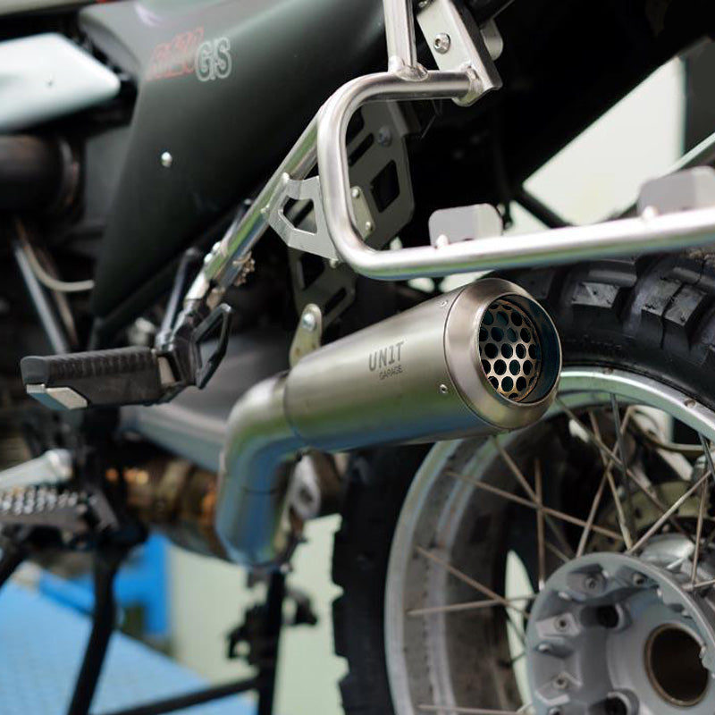 BMW R 120 G/S [2004-2012] - GP-Style Titan-Schalldämpfer 2010–2012 mit sichtbarer Schweißnaht