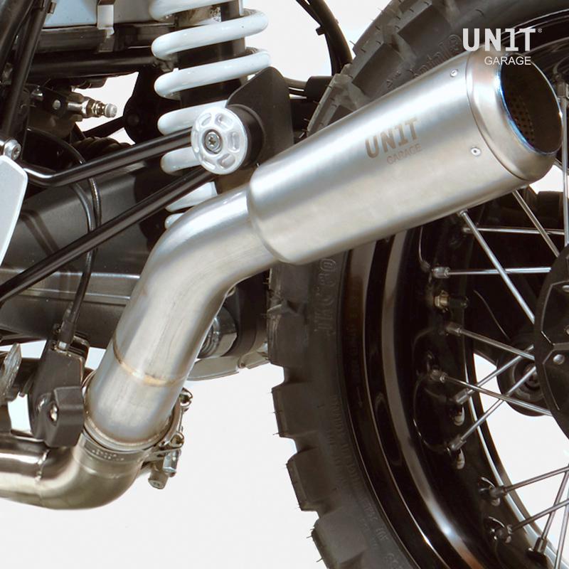 BMW R nineT 1200 Urban G/S (niedriger Auspuff) [2017-2023] - Niedriger Titanschalldämpfer