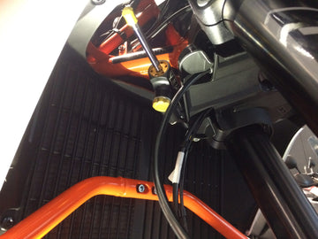 Ktm 1090 ADVENTURE R, 1190 ADVENTURE +6 [HYPERPRO] - Kit de montage d'amortisseur de direction, noir (MK-KT11-B002-B)