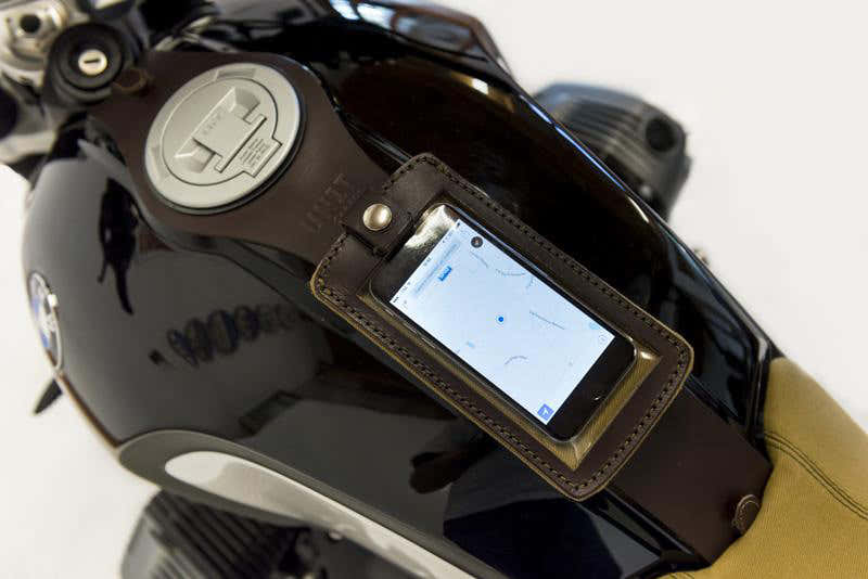 BMW R nineT 1200 Urban G/S (hoher Auspuff) [2017-2023] - Telefonhalter für Tank