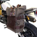 BMW R 1150 R [2000-2006] - Alu-Taschenhalter mit Lederfront, Schnellkupplung und rechtem Rahmen