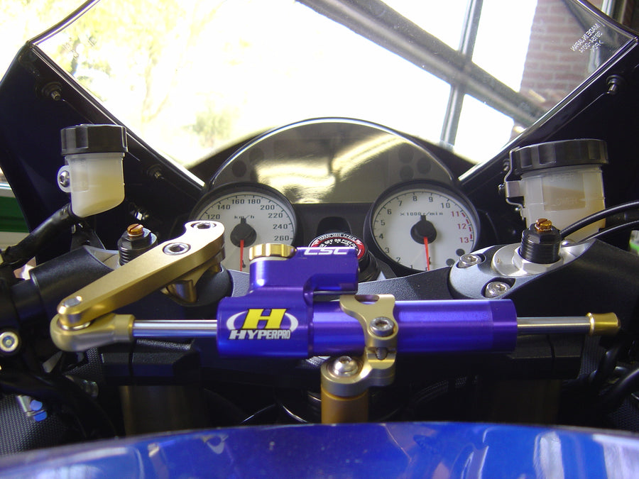 Kawasaki ZZR 1400 [HYPERPRO] - Steering Damper Mounting Kit, Gold (MK-KA14-T001)