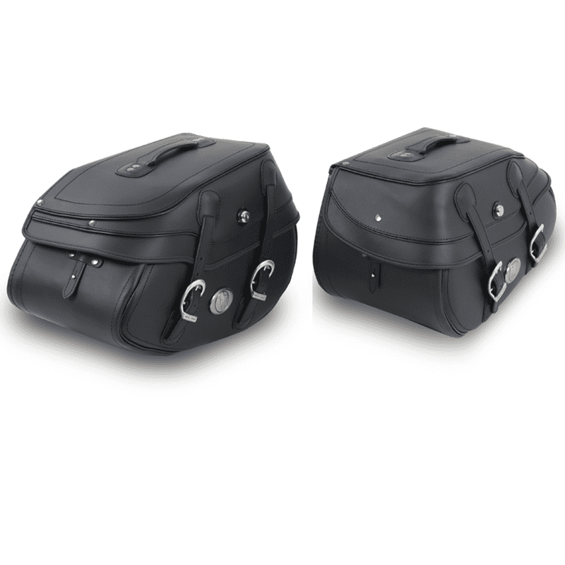 Sacoche moto [Hepco & Becker] - sacoches Buffalo Big noir - support de sacoche tube