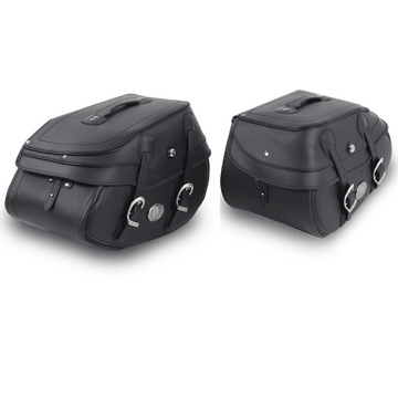 Motorcycle bag [Hepco & Becker] - saddlebags Buffalo Big black - tube pannier holder