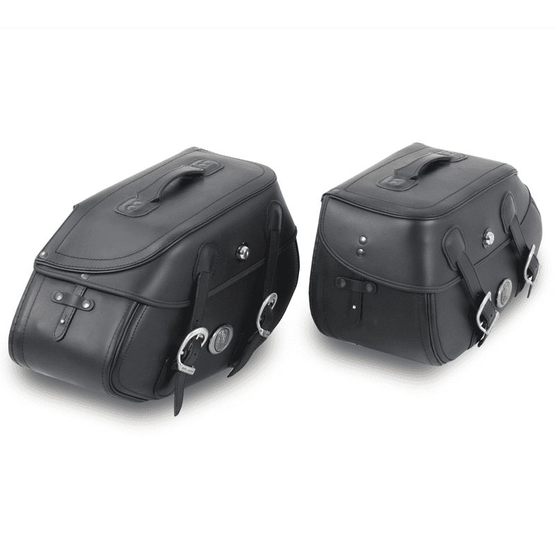 Motorradtasche [Hepco & Becker] - Satteltaschen Buffalo schwarz – Rohrpacktaschenhalter