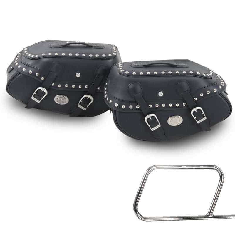 Motorradtasche [Hepco & Becker] - Satteltaschen Buffalo Custom – Rohrpacktaschenhalter