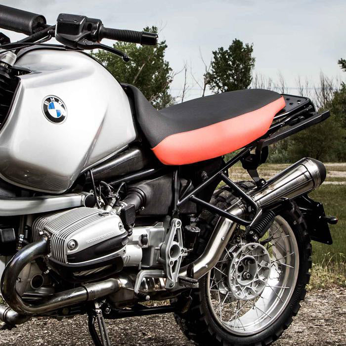 BMW R 1150 GS [1999-2004] - Langer Sattel – Schwarz/Orange oder Schwarz/Blau