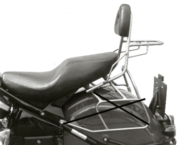 Kawasaki VN 1500 Drifter [1999-2003] - Sissybar avec pont à bagages