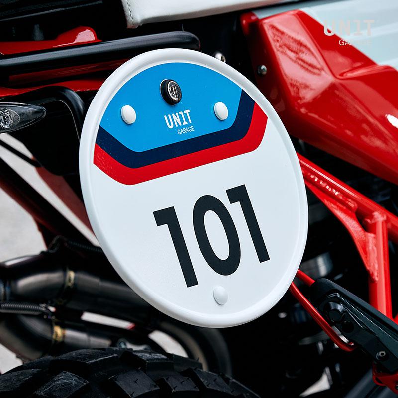 BMW R 12 G/S [2025-2026] - Startnummerntafel mit Schnellverschluss und Schloss