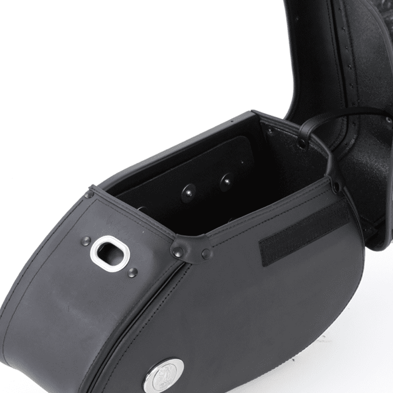Sacoche moto [Hepco & Becker] - sacoches ivoire noir - support de sacoche tube