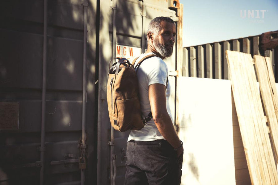 BMW R nineT 1200 Urban G/S (hoher Auspuff) [2017-2023] - Namib 18L Canvas Rucksack
